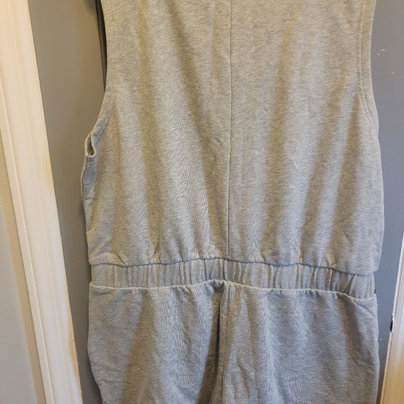 Nike Sportswear Women's Grey Heather Short Romper - Picture 4 of 5